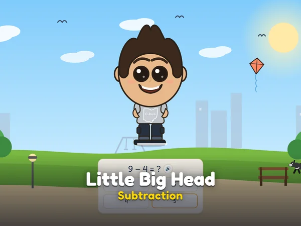 Little Big Head: Subtraction game screenshot