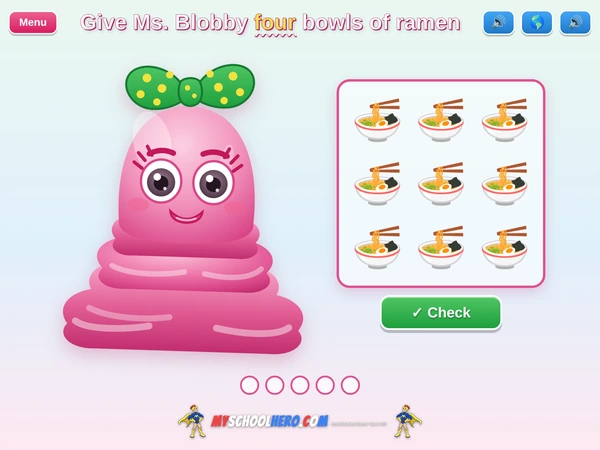 Ms. Blobby game screenshot
